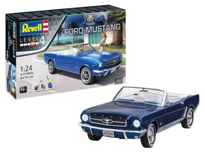 1:24 Revell 05647 60th Anniversary of Ford Mustang Car - Gift Set - Rev05647 1 - REV05647