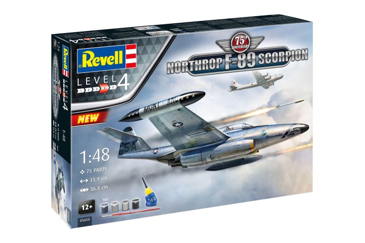 1:48 Revell 05650  50th Anniversary - Northrop F-89 Scorpion - Geschenkset - Rev05650 geschenkset 75th anniv northrop f 89 scorpion 020 - REV05650