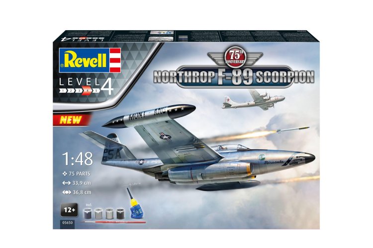 1:48 Revell 05650  50th Anniversary - Northrop F-89 Scorpion - Geschenkset - Rev05650 geschenkset 75th anniv northrop f 89 scorpion 021 - REV05650