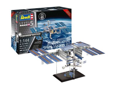 1:144 Revell 05651 25th Anniversary - Space Station ISS -  Gift Set - Platinum Edition - Rev05651 01 - REV05651