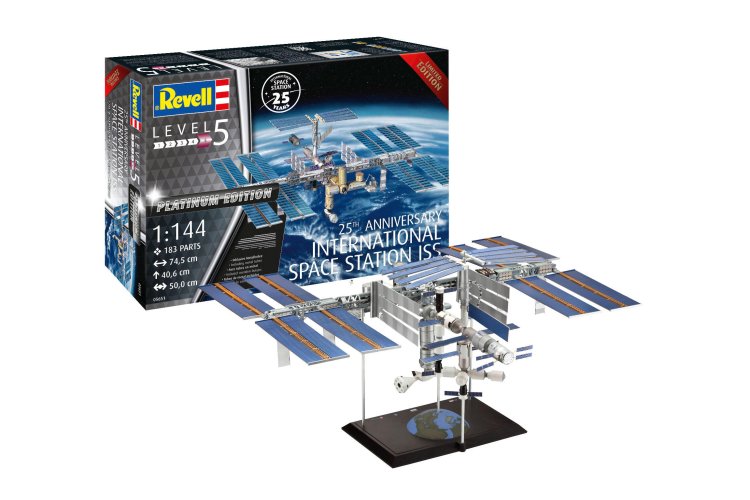 1:144 Revell 05651 25th Anniversary - Space Station ISS -  Geschenkset - Platinum Edition - Rev05651 01 - REV05651