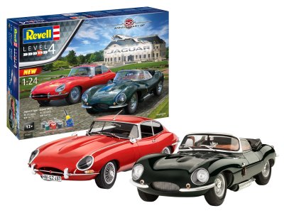 1:24 Revell 05667 Jaguar Cars 100th Anniversary - Gift Set - Rev05667 - REV05667