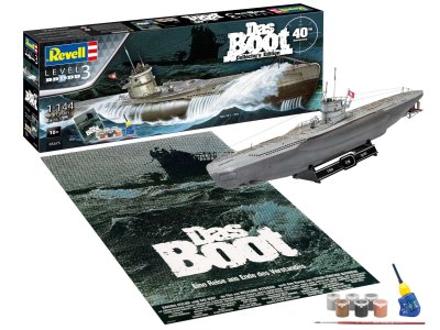 1:144 Revell 05675 Das Boot Collector's Edition - 40th Anniversary - Gift Set - Rev05675 das boot collectors edition nf 02 - REV05675