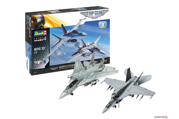 1:72 Revell 05677 Top Gun Movies - Gift Set - Rev05677 1 - REV05677