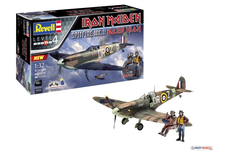 1:32 Revell 05688 Spitfire Mk.II "Aces High" Iron Maiden - Gift Set - Rev05688 2 - REV05688