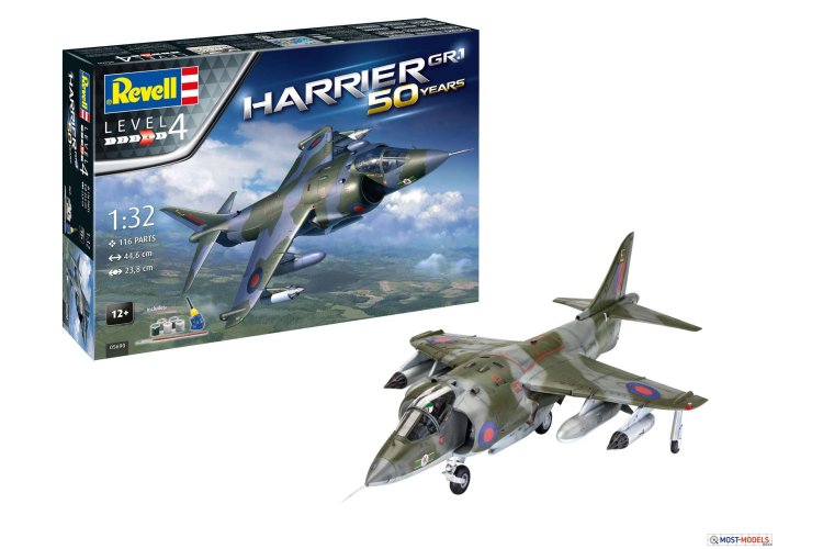 1:32 Revell 05690 Harrier GR.1 - Gift Set - Rev05690 1 - REV05690