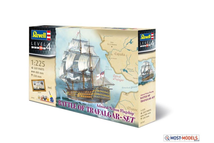 1:225 Revell 05767 Battle of Trafalgar - Gift Set - Rev05767 1 - REV05767