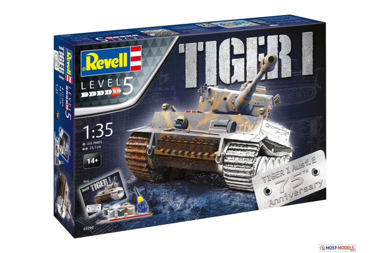 1:35 Revell 05790 75 Years Tiger I - Gift Set - Rev05790 1 - REV05790