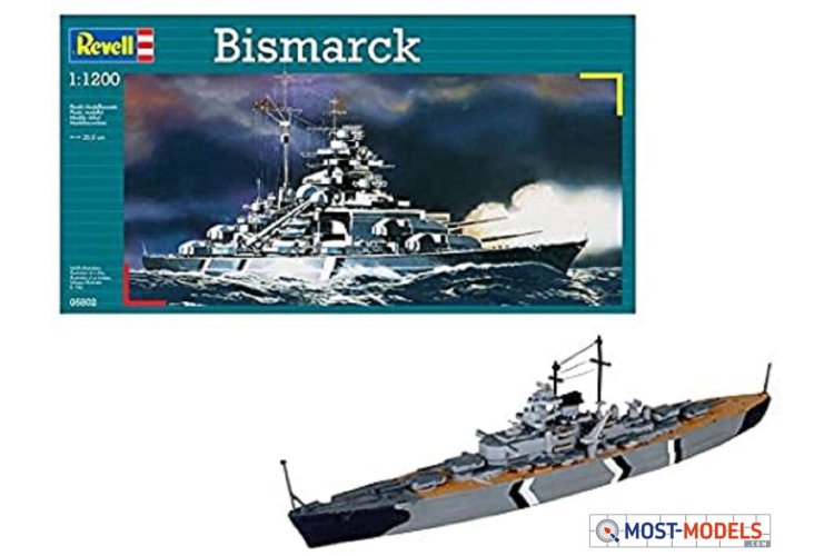 1:1200 Revell 05802 Bismarck Ship - Rev05802 fr 1 - REV05802