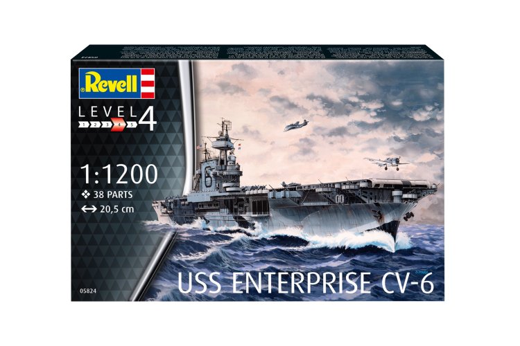 1:1200 Revell 65824 USS Enterprise CV-6 - Model Set - Rev05824 uss enterprise cv 6 021 1 - REV65824