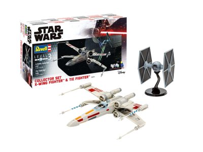 1:57 & 1:65 Revell 06054 Collector Set  X-Wing Fighter + TIE Fighter - Gift Set - Rev06054 geschenkset x wing fighter tie fighter 01 - REV06054