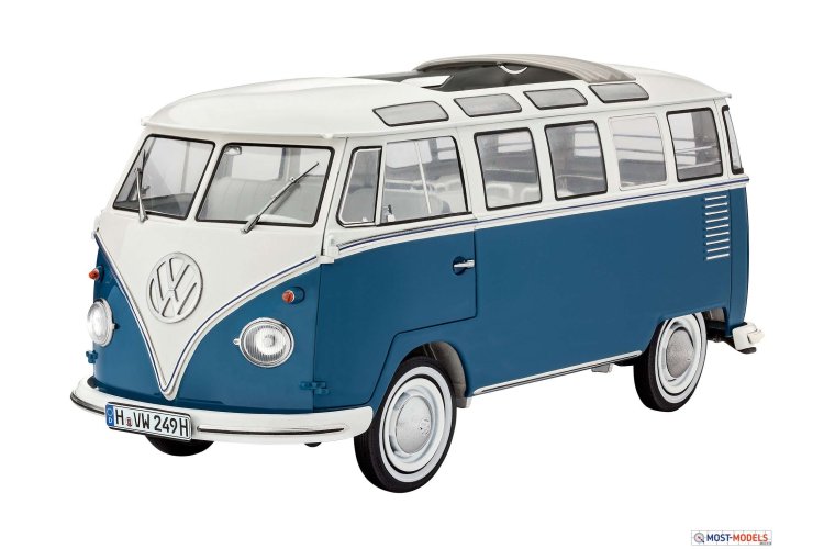 1:16 Revell 07009 Volkswagen VW Typ 2 T1 Samba Bus - Rev07009 2 - REV07009