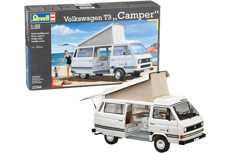 1:25 Revell 07344 Volkswagen VW T3 Camper - Rev07344 1 1 - REV07344