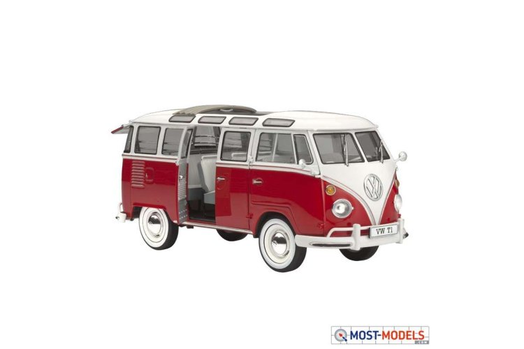 1:24 Revell 67399 Volkswagen VW T1 Samba Bus - Model Set - Rev07399 2 - REV67399