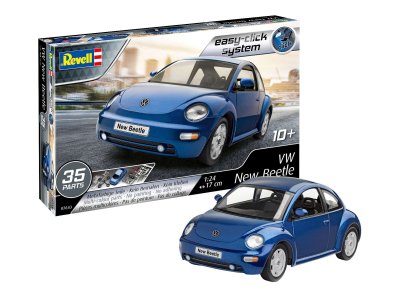 1:24 Revell 07643 Volkswagen VW New Beetle - Easy Click System - Rev07643 skmpw vw new beetle - REV07643