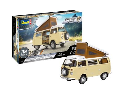 1:24 Revell 07676 Volkswagen VW T2 Camper Bus - Easy Click System - Rev07676 vw t2 camper 01 - REV07676