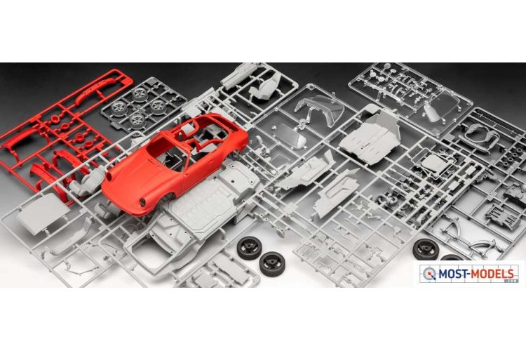 1:24 Revell 07689 Porsche 911 G Model Targa Car - Rev07689 porsche 911 carrera 3 2 targa g model 06 - REV07689