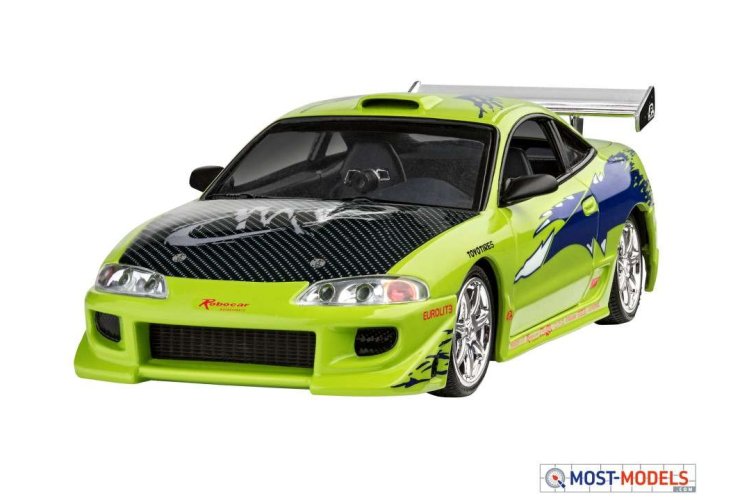 1:25 Revell 67691 Fast & Furious Brian's 1995 Mitsubishi Eclipse - Model Set - Rev07691 fast u furious brians 1995 mitsubishi eclipse 02 1 - REV67691