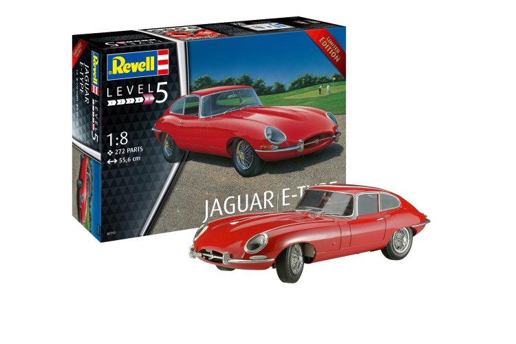 1:8 Revell 07717 Jaguar E-Type - Oldtimer - Rev07717 1 - REV07717