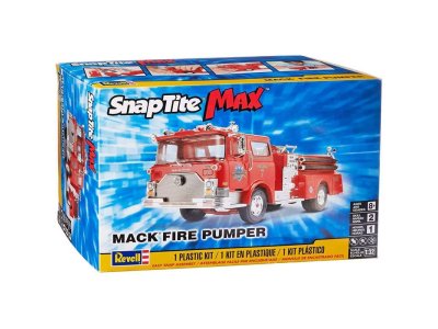 1:32 Revell 11225 Mack Fire Pumper Truck - SnapTite Max Kit  - Rev11225 revell mack fire pumper - REV11225