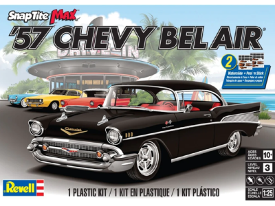 1:25 Revell 11529 1957 Chevy Bel Air Car - Snap Tite Kit - Rev11529 - REV11529