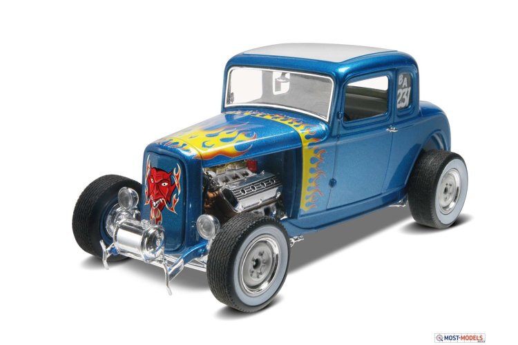 1:25 Revell 14228  1932 Ford 5 Window Coupe 2n1 - Rev14228 s m 32 ford 5 window coupe - REV14228