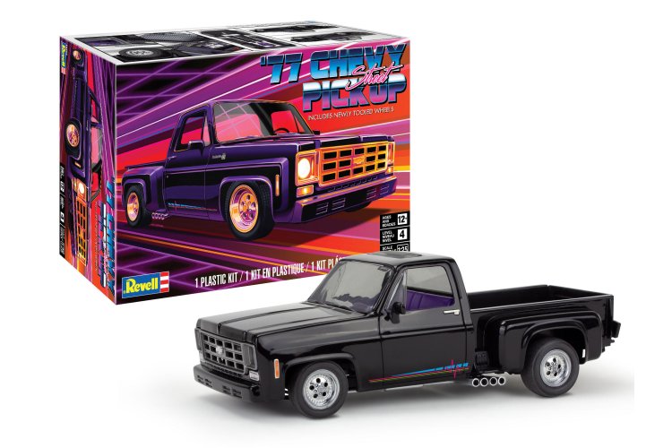 1:25 Revell 14552 Chevy Squarebody Street Truck 1976 - Rev14552 1 - REV14552