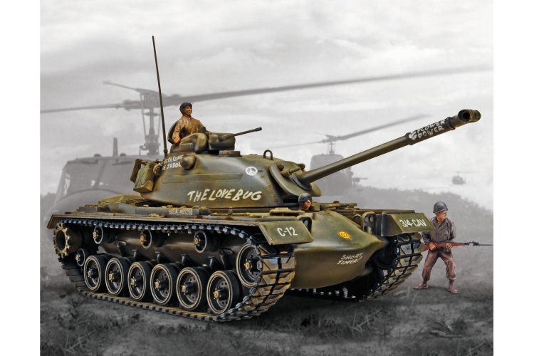 1:35 Revell 17853 M-48 A-2 Patton Tank - Rev17853 m 48 a 2 patton tank 05 - REV17853