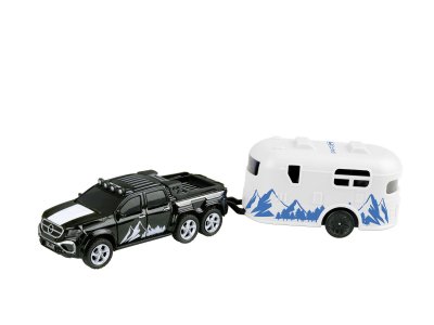 1:64 Revell 23566 RC Pickup Auto met Camper Trailer (Caravan) - Rev23566 1 - REV23566