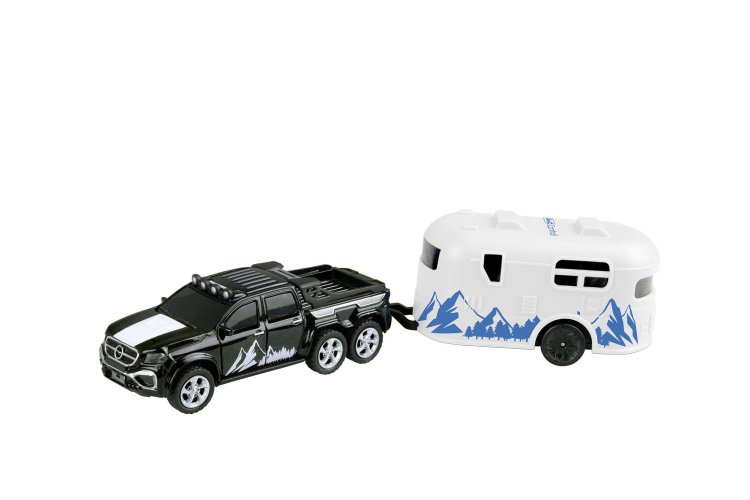 1:64 Revell 23566 RC Pickup Auto met Camper Trailer (Caravan) - Rev23566 1 - REV23566