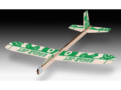 Revell 24330 Flying Action Balsa Birds - Green - Rev24330 1 - REV24330