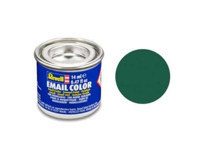 Revell #39 Dark Green - Matt - Enamel - 14ml - Rev32139 1  - REV32139-XS