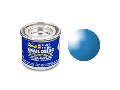 Revell #50 Light Blue - Gloss - RAL5012 - Enamel - 14ml - Rev32150 1  - REV32150-XS