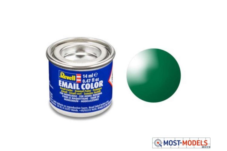 Revell #61 Emerald Green - Gloss - RAL6029 - Enamel - 14ml - Rev32161 1 1 - REV32161-XS