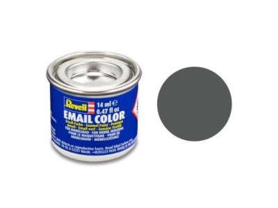 Revell #66 Olive Grey - Matt - RAL7010 - Enamel - 14ml - Rev32166 1  - REV32166-XS