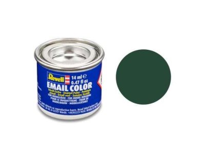 Revell #68 Dark Green - Matt - RAF - Enamel - 14ml - Rev32168 1  - REV32168-XS