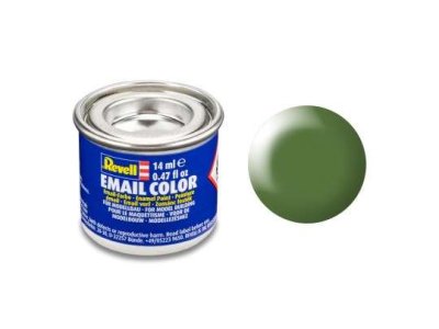 Revell #360 Fern Green - Satin - RAL6025 - Enamel - 14ml - Rev32360 1  - REV32360-XS