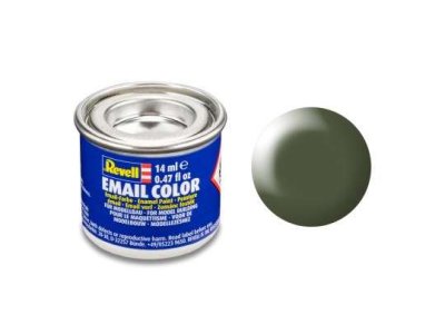 Revell #361 Olive Green - Satin - RAL6003 - Enamel - 14ml - Rev32361 1  - REV32361-XS