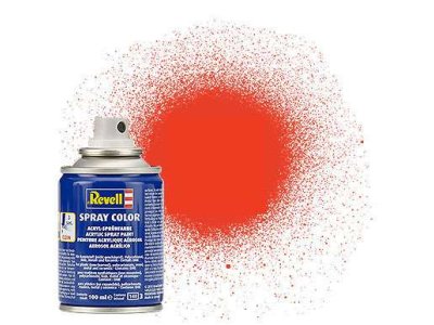 Revell #25 Luminous Orange - Matt  - Acryl Spray - 100ml - Rev34125leuchtorangematt - REV34125