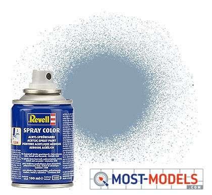 Revell #374 Grey - Satin - Acryl Spray - 100ml - Rev34374grauseidenmatt 1 - REV34374