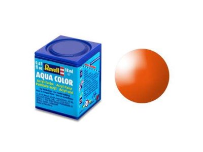 Revell Aqua  #30 Orange - Gloss  - RAL2004 - Acryl - 18ml - Rev36130 1  - REV36130-XS