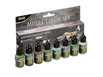 Revell 36200 Model Color - German Aircraft WWII - Acryl Set 8x17ml - Rev36200a - REV36200-XS