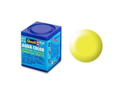 Revell Aqua  #312 Luminous Yellow - Satin - RAL1026 - Acryl - 18ml - Rev36312 1  - REV36312-XS