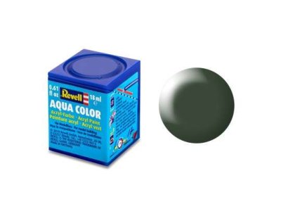 Revell Aqua  #363 Dark Green - Satin - RAL6020 - Acryl - 18ml - Rev36363 1  - REV36363-XS