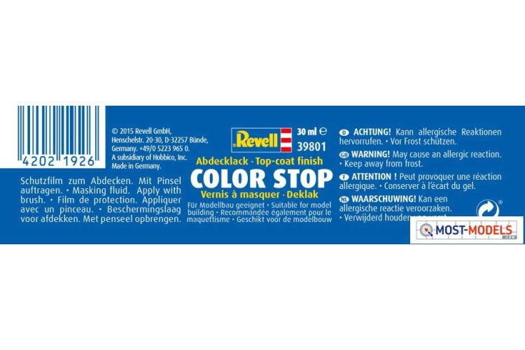 Revell 39801 Color Stop Mask - 30ml - Rev39801 colorstop - REV39801-XS