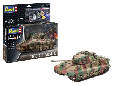 1:35 Revell 63249 Henschel Turret Tiger II Ausf.B - Panzerkampfwagen VI - Model Set - Rev63249 1 - REV63249