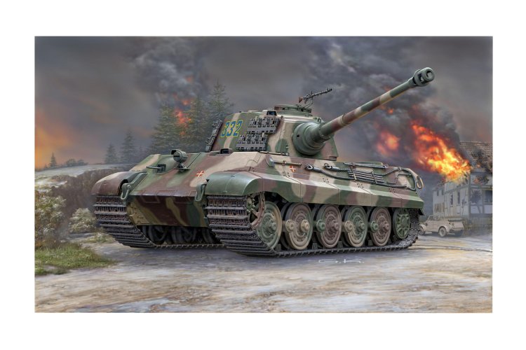 1:35 Revell 63249 Henschel Turret Tiger II Ausf.B - Panzerkampfwagen VI - Model Set - Rev63249 13 - REV63249