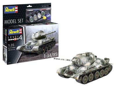 1:35 Revell 63319 T-34/85 Tank - Model Set - Rev63319 1 - REV63319