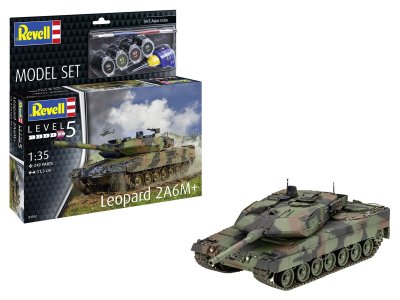 1:35 Revell 63342 Leopard 2 A6M+ Tank - Model Set - Rev63342 1 - REV63342