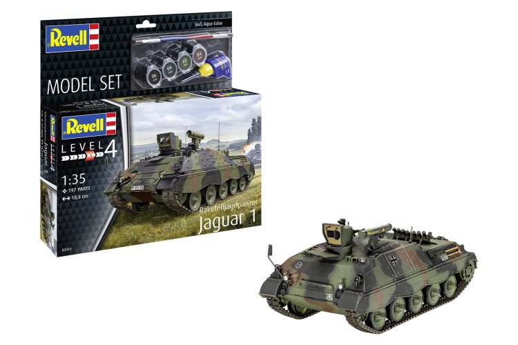 1:35 Revell 63353 Raketenjagdpanzer Jaguar 1 - Militair Voertuig - Model Set - Rev63353 1 - REV63353